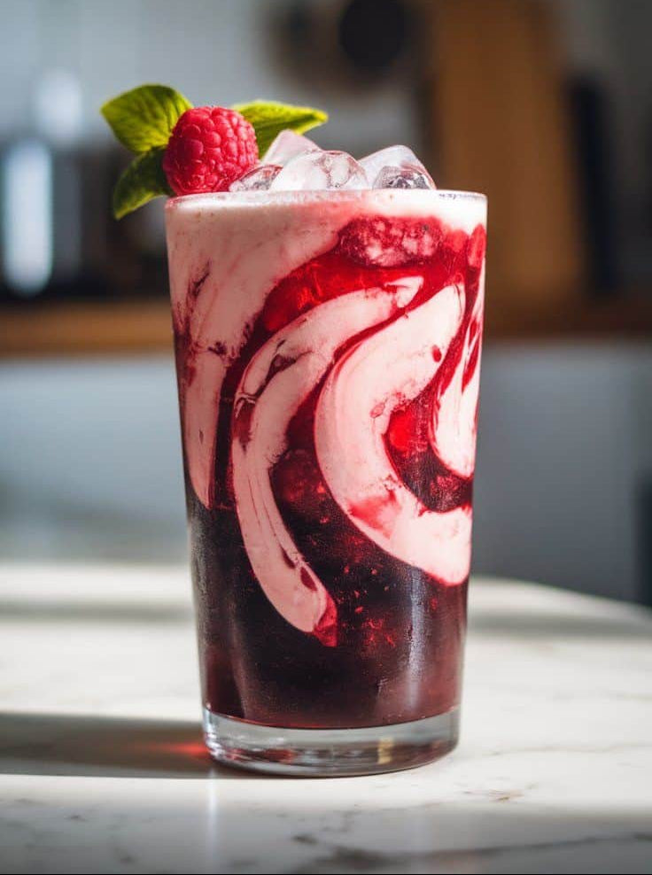 Strawberry Vanilla Dirty Soda