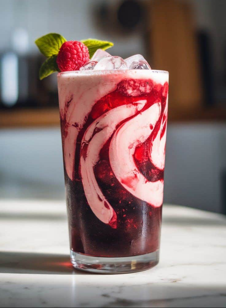 Strawberry Vanilla Dirty Soda