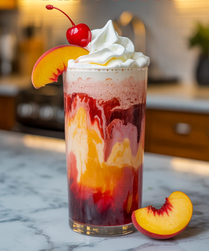 Coconut Strawberry Dirty Soda
